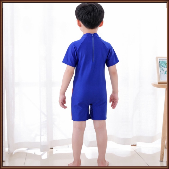 Bộ Đồ Bơi Đi Biển In Họa Tiết Hoạt Hình Dễ Thương Cho Bé Trai