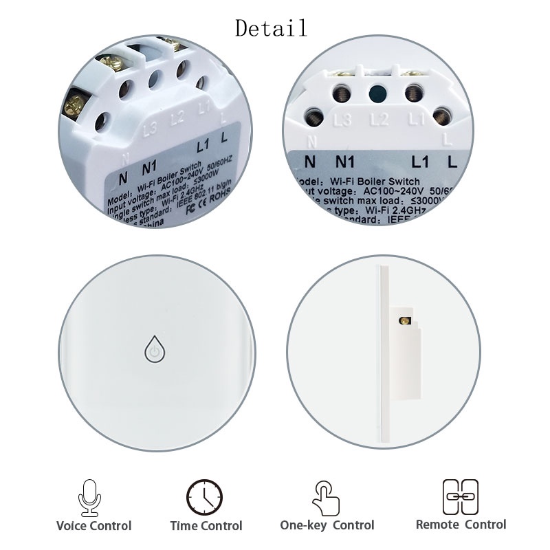 Công Tắc Điều Khiển Từ Xa Bằng Giọng Nói Thông Minh Kết Nối Wifi Cho Amazon Alexa Echo Google Home