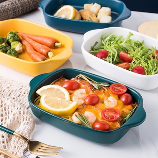 Khay chữ nhật sứ- chat chọn màu