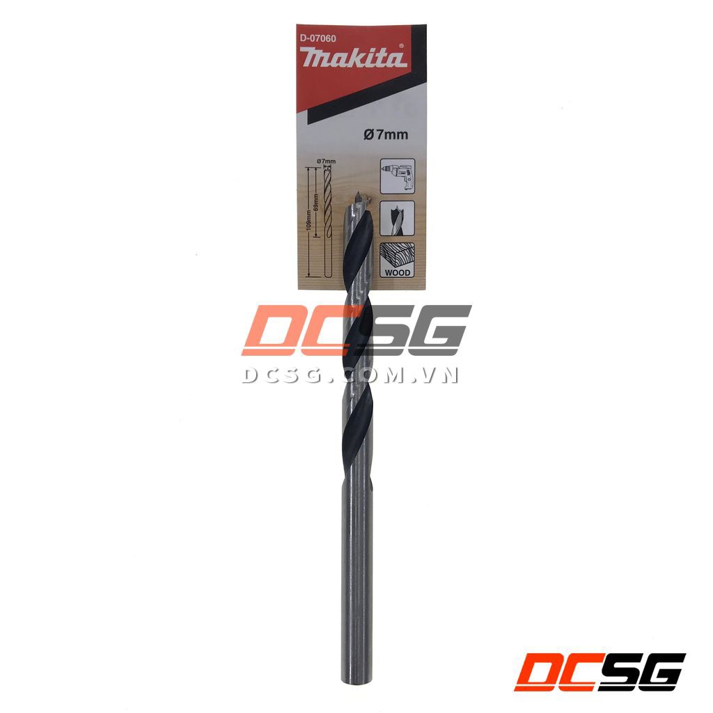 Mũi khoan gỗ chuôi tròn 3.0-10mm Makita | DCSG