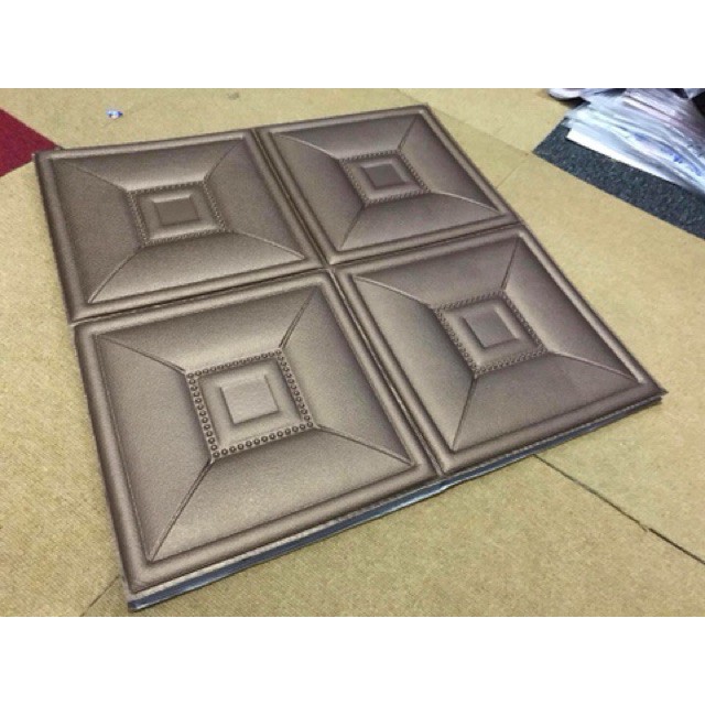 Tấm Ốp Da 3D Dán Tường Khổ 60 x 60cm Cách Âm Cách Nhiệt Giá Tốt - Giá tốt nhất trên toàn quốc
