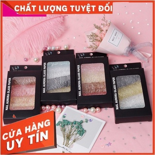 Lưới ren ẩn trang trí móng tay sét 4 màu