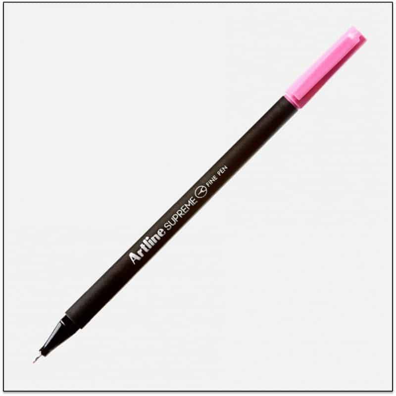Bút kim màu Artline Supreme EPFS-200 - 0.4mm - Màu hồng (Pink)