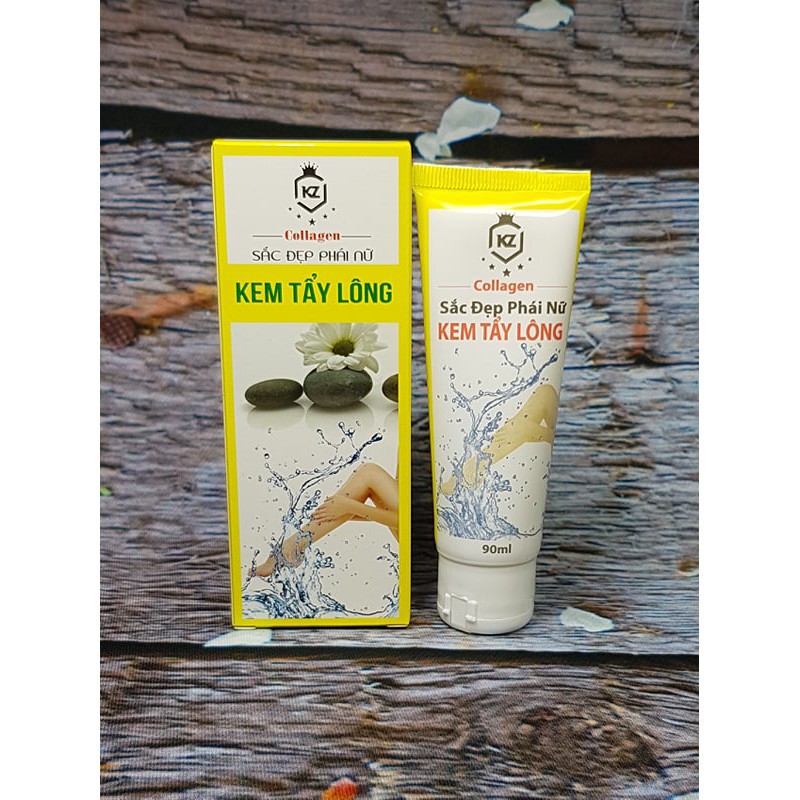Kem tẩy lông collagen