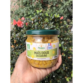 [PRIMEAL] NGÔ NGỌT HỮU CƠ (370ml) - Organic Sweet Corn