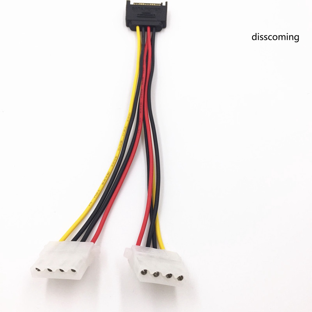Cáp Mở Rộng Nguồn SATA 15pin Sang Molex IDE 4pin 20Cm Cho Ổ Cứng HDD