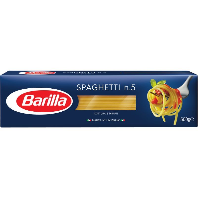 Mì spaghetti Barilla N.5/N.3 500g