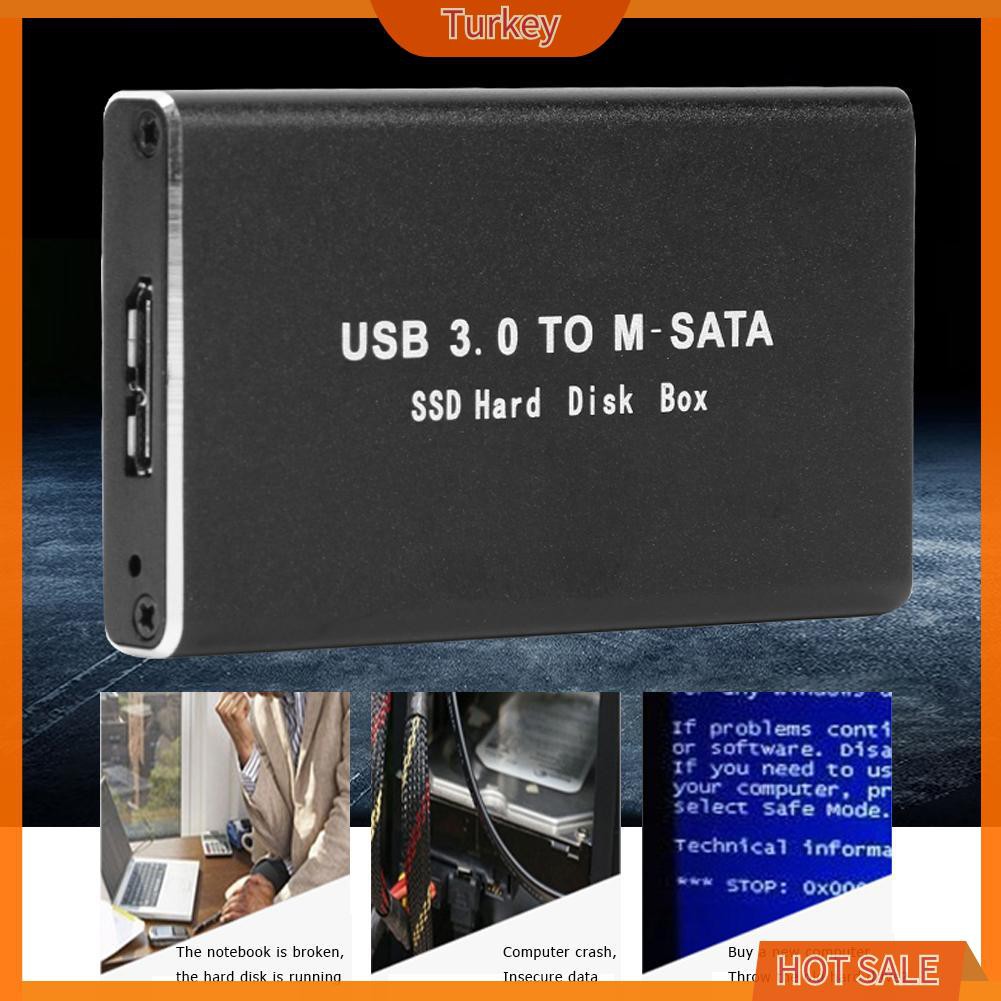 Hộp Đựng Ổ Cứng Ngoài Ssd Mini Chuyển Đổi Usb 3.0 Sang Msata Ốp | BigBuy360 - bigbuy360.vn