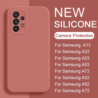 Ốp Điện Thoại Silicone Bảo Vệ Camera Cho Samsung Galaxy A13 A23 A33 A53 A73 A72 A52 A32