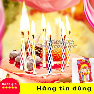 Hộp x 24 vỉ nến xoắn, nến chân, nến tăm sinh nhật