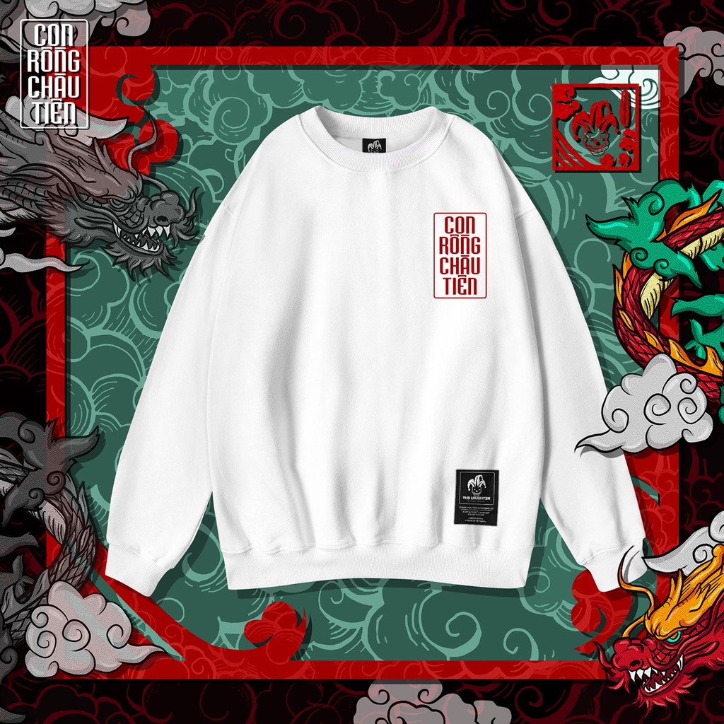 The Laughter - CON RỒNG CHÁU TIÊN SWEATER Áo DÀI TAY- NỈ DA CÁ | BigBuy360 - bigbuy360.vn