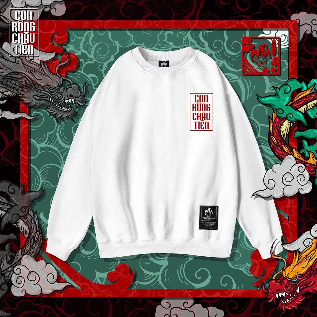 The Laughter - CON RỒNG CHÁU TIÊN SWEATER Áo DÀI TAY- NỈ DA CÁ | BigBuy360 - bigbuy360.vn