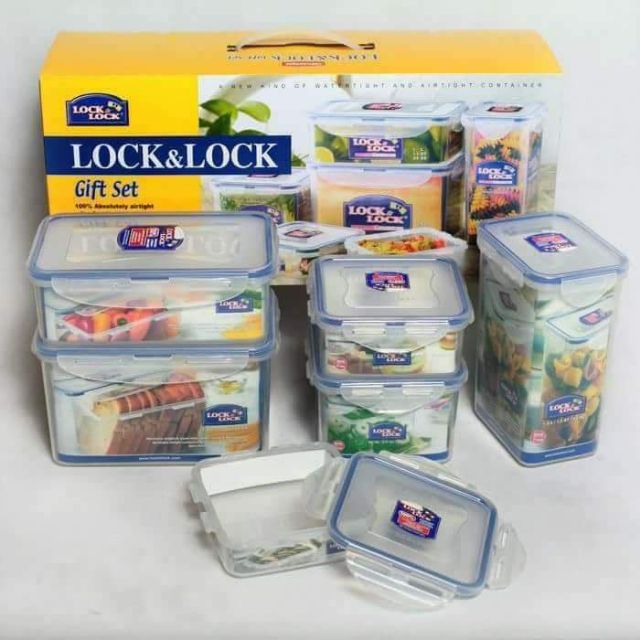 Bộ 6 hộp nhựa Lock&Lock