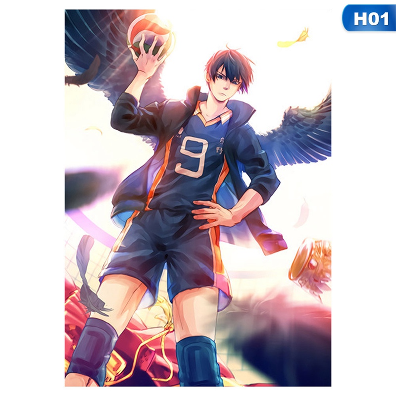 Poster Treo Tường In Hình Nhân Vật Anime Haikyuu