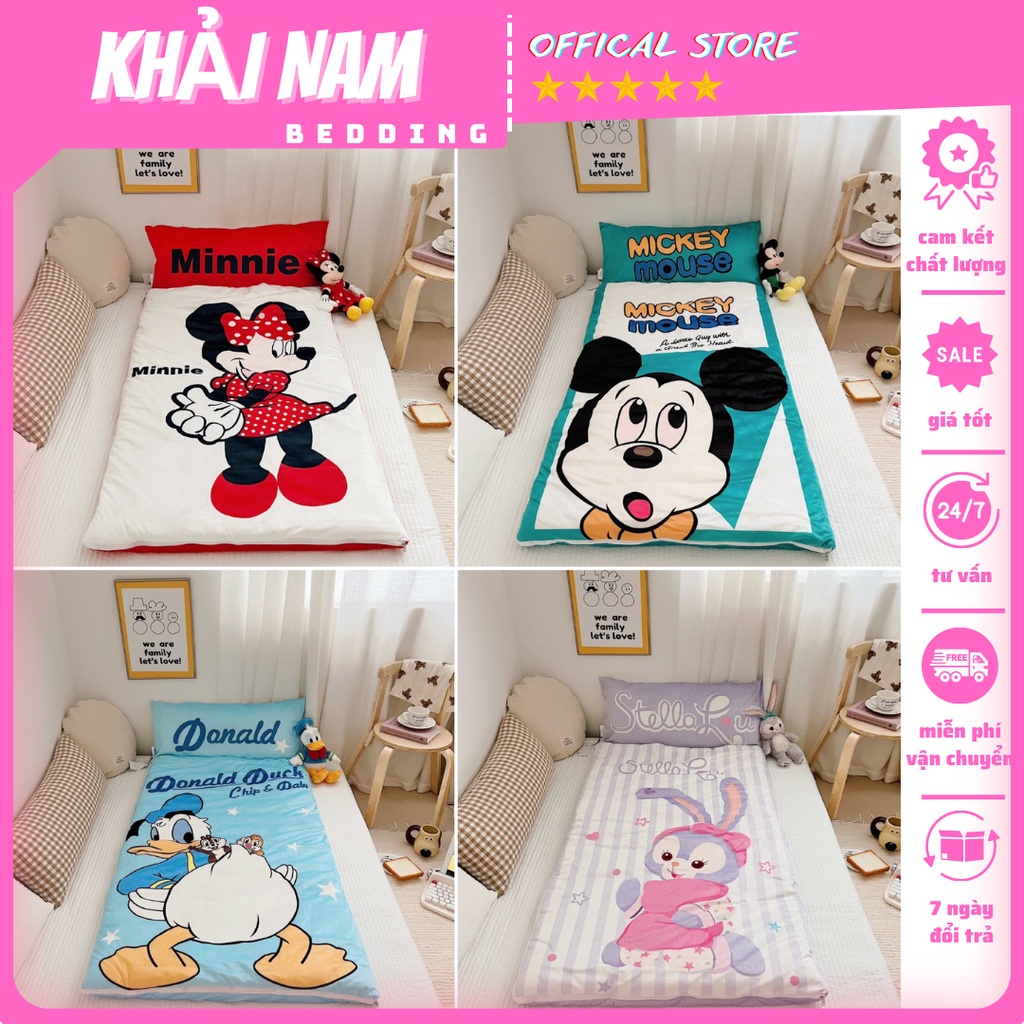 Túi Ngủ Cho Bé Mùa Đông, Túi Ngủ Trẻ Em Chất Liệu Nỉ Mềm Mịn Nhiều Hình Ngộ Nghĩnh (KT120x150cm)