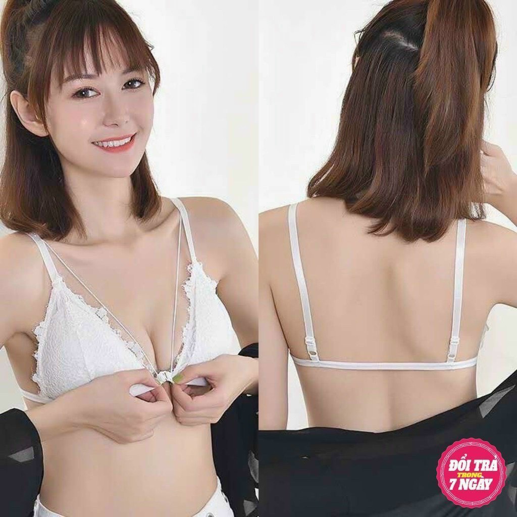 áo bra cài trước viền ren siêu hot sexy l