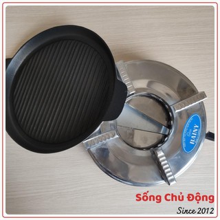 Bếp cồn chảo nướng gang chống dính, hàng Việt Nam xuất khẩu, phân phối trên toàn quốc