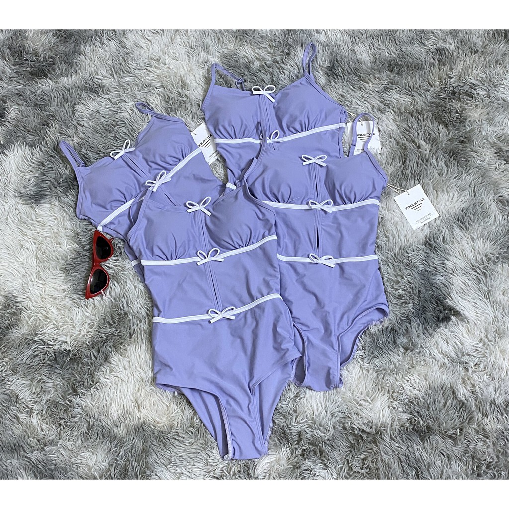 Bikini TÍM cao cấp co giãn 4 chiều màu HOT TREND -BM02