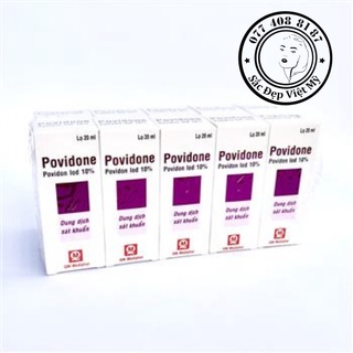 Dung dịch sát khuẩn Povidine QM_Cồn Đỏ Sát Trùng Vết Thương Nhanh Chóng Hiệu Quả