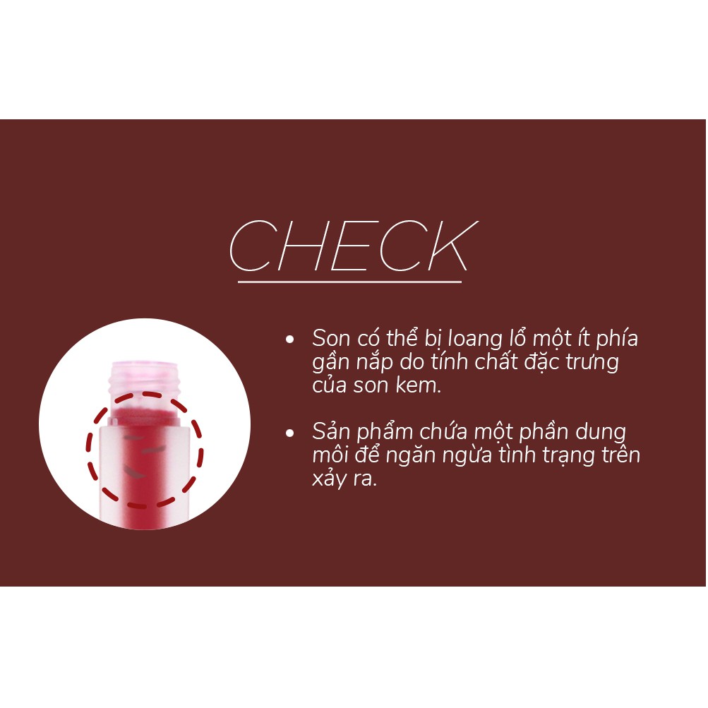 [Auth Hàn] Son Kem Lì Black Rouge A22 Màu Đỏ Nâu Tím Maple Version 4 Vampire Rose | Thế Giới Skin Care