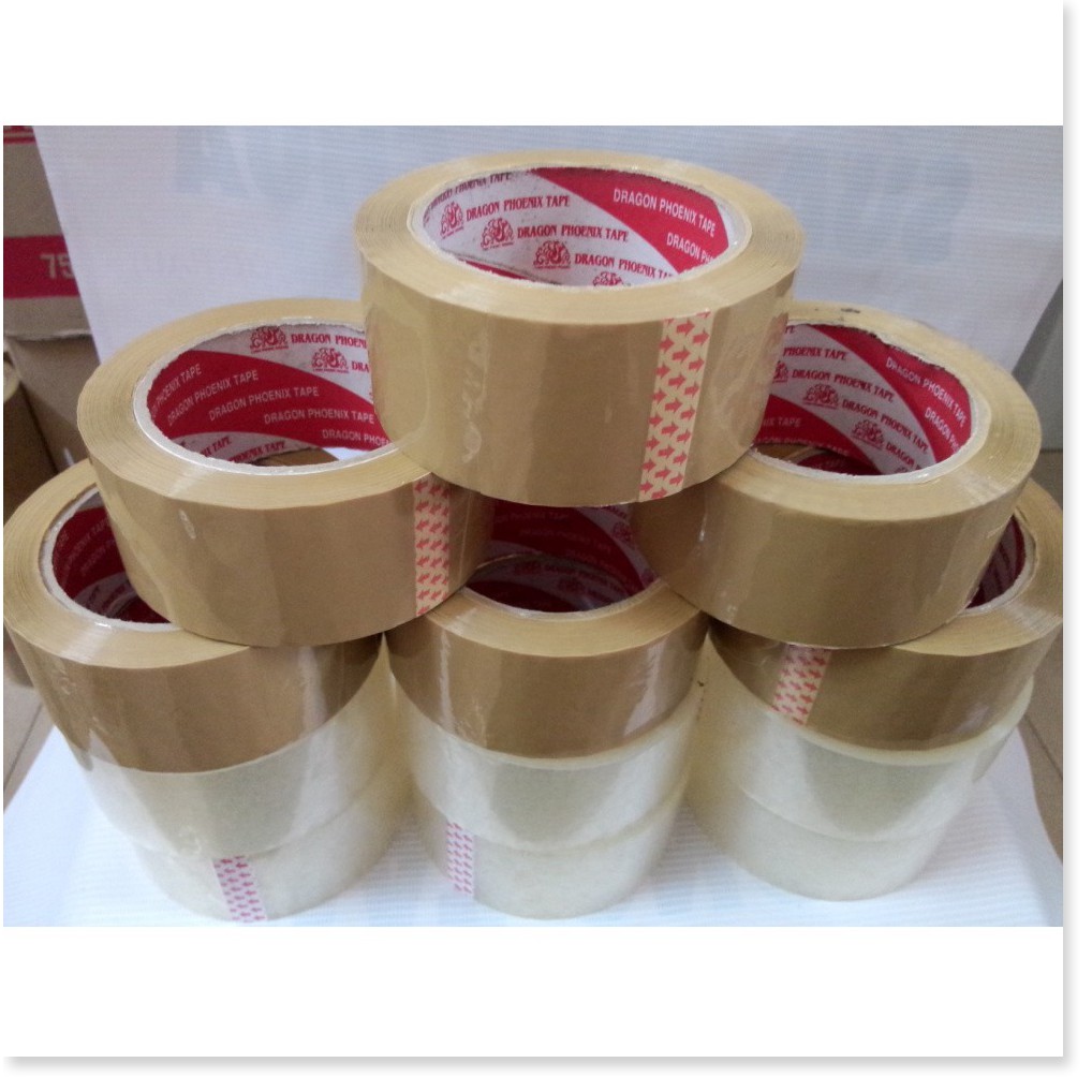 1 Cuộn Băng Keo 100, 200 Yards(Trong, Đục)