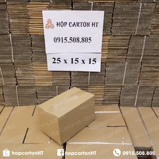 Thùng carton 25x15x15cm