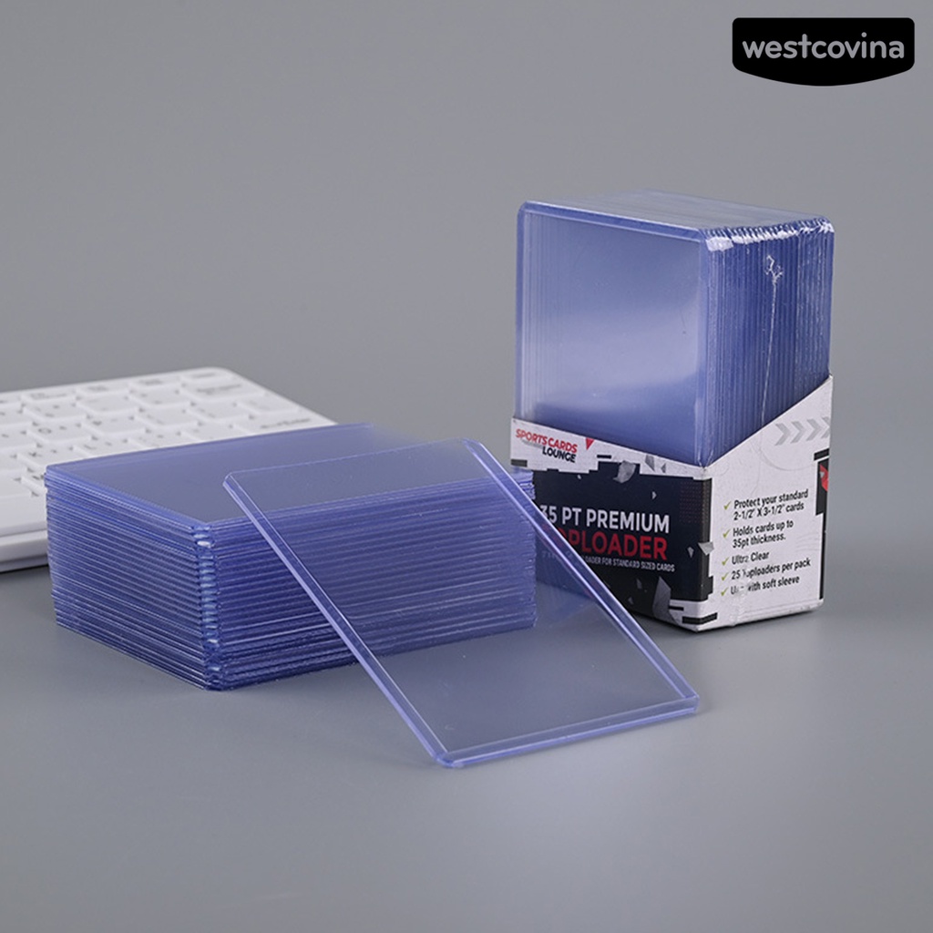 [Hot]✍Set 25 Vỏ Đựng Thẻ TCG Chống Trầy Xước Tiện Dụng Khi Chơi Thể Thao