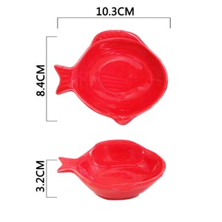 Bát Ăn Dặm Gốm Sứ Hình Cá Cơm Cho Bé - 40ml