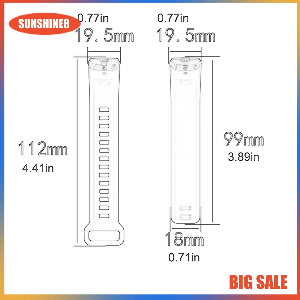 【SUN】[NEW]Silicone Wrist Strap For Huawei Band 2 Pro Bracelet Straps TPU Wristband