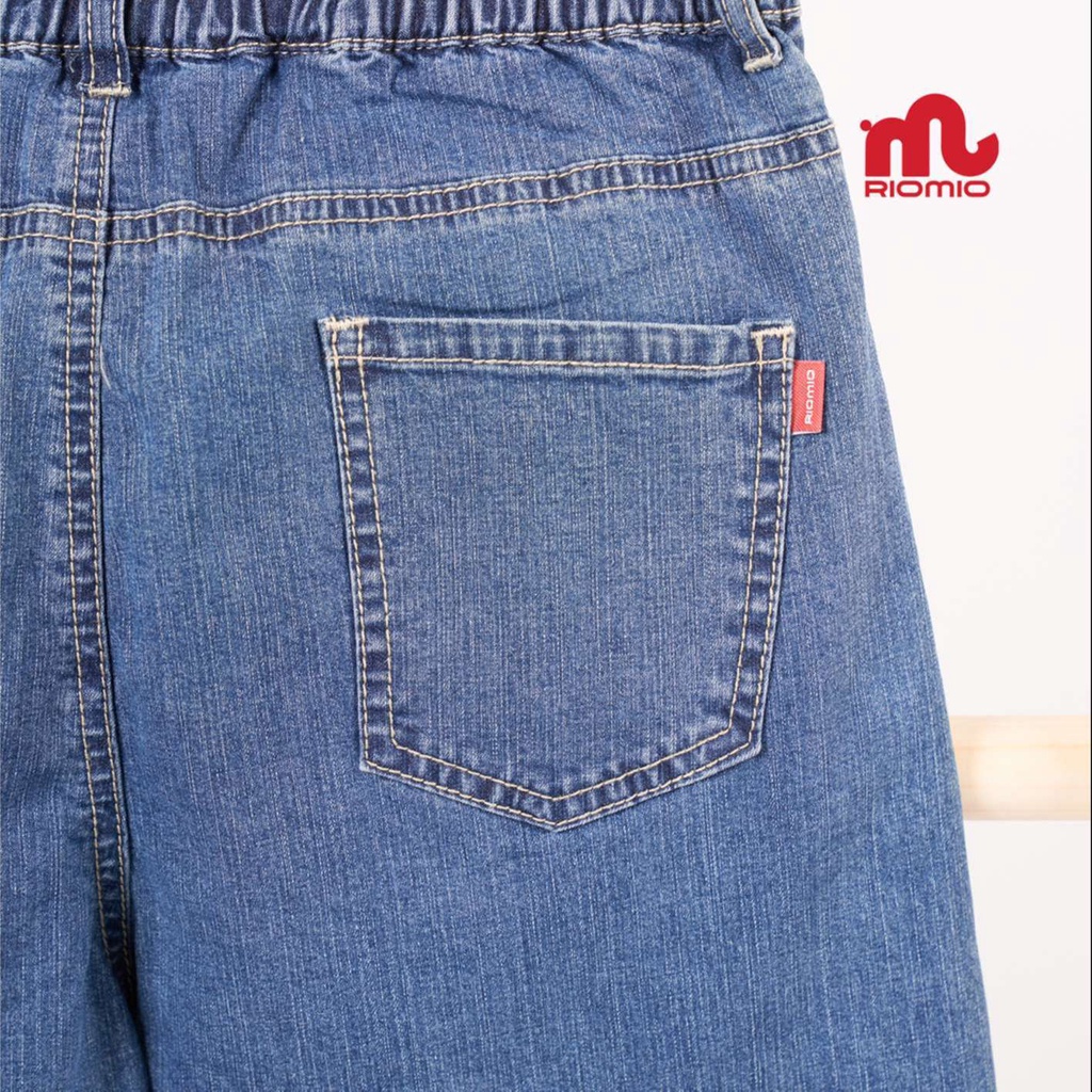 Quần Jean Baggy Basic Nữ RIOMIO thoải mái, co giãn tốt - RO028