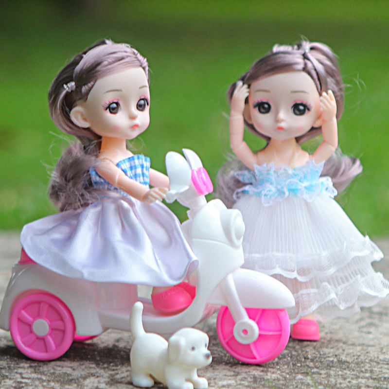 Búp Bê Công Chúa Barbie 17cm Có Nhạc Và Đèn Xinh Xắn Cho Bé Gái