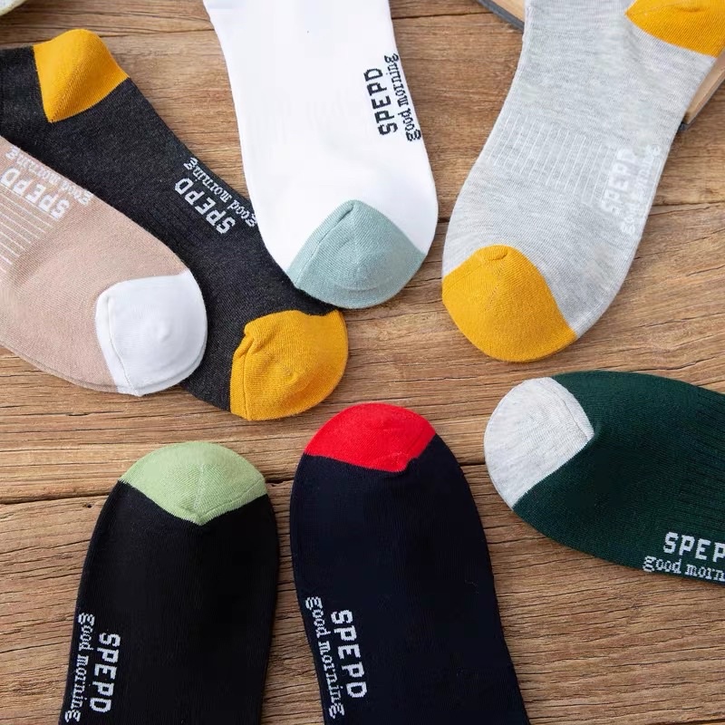 Tất Vớ Nam cổ ngắn nhiều màu SPEED khử khuẩn , thoáng mát chống hơi chân