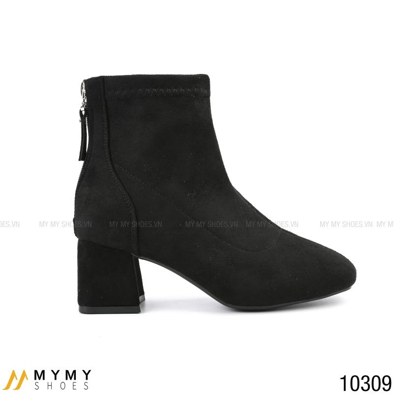 10309 Boot da lộn gót vuông 5p mymyshoes | BigBuy360 - bigbuy360.vn