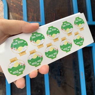 20 Tem Dán Trung Thu - Lồng đèn thỏ
