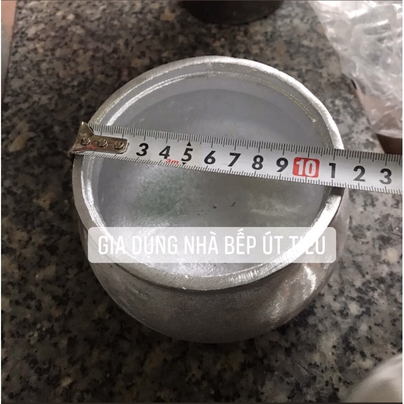 Niêu bầu gang dày đẹp 2 size Nhỏ-Lớn