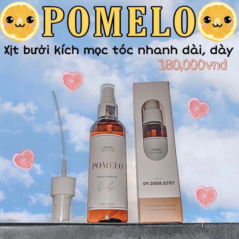POMELO - xịt bưởi kích mọc tóc nhanh dài