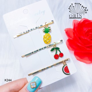 Set 3 kẹp tóc nhiều kiểu orin k244 k245