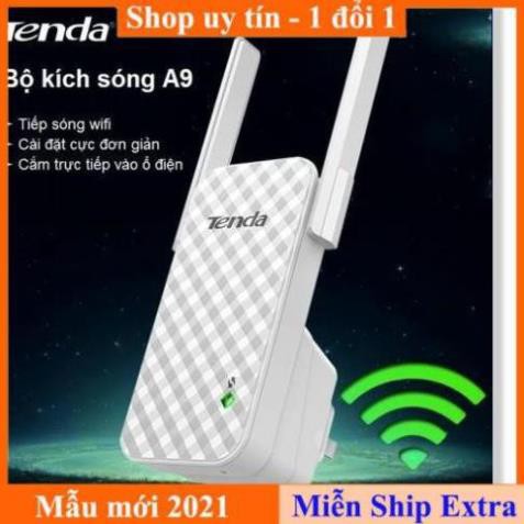 [ Xả kho tết] Thiết bị kích sóng, Bộ khuếch đại sóng wifi Tenda A9 Pro - kích sóng cực mạnh- Freeship - Bảo hành 1 đổi 1