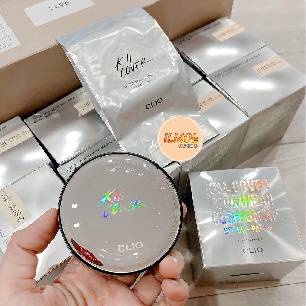 [ AUTH 100%] - SET PHẤN NƯỚC CLIO KILL COVER FOUNWEAR XP CUSHION, AMPOULE, GLOW, Fixer, Nudism Velvetwear | BigBuy360 - bigbuy360.vn