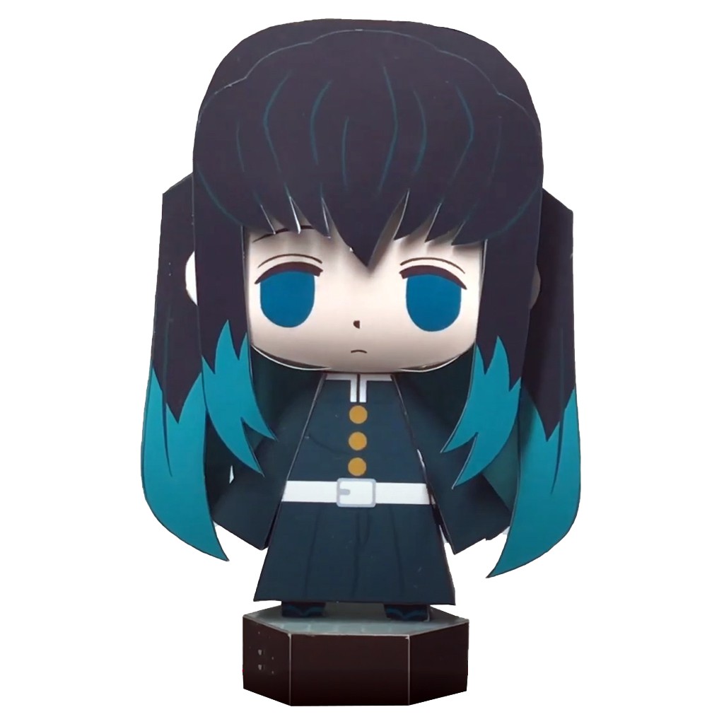 12 - Mô hình giấy tự làm Tokitou Muichirou  có kèm hộp trang trí