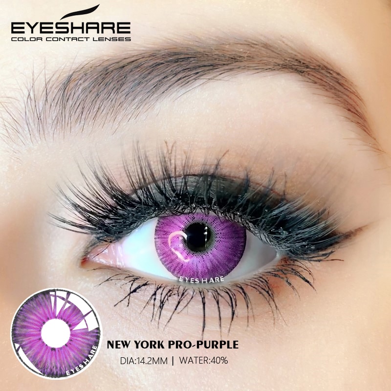 EYESHARE Cặp kính áp tròng màu sắc hợp thời trang tùy chọn