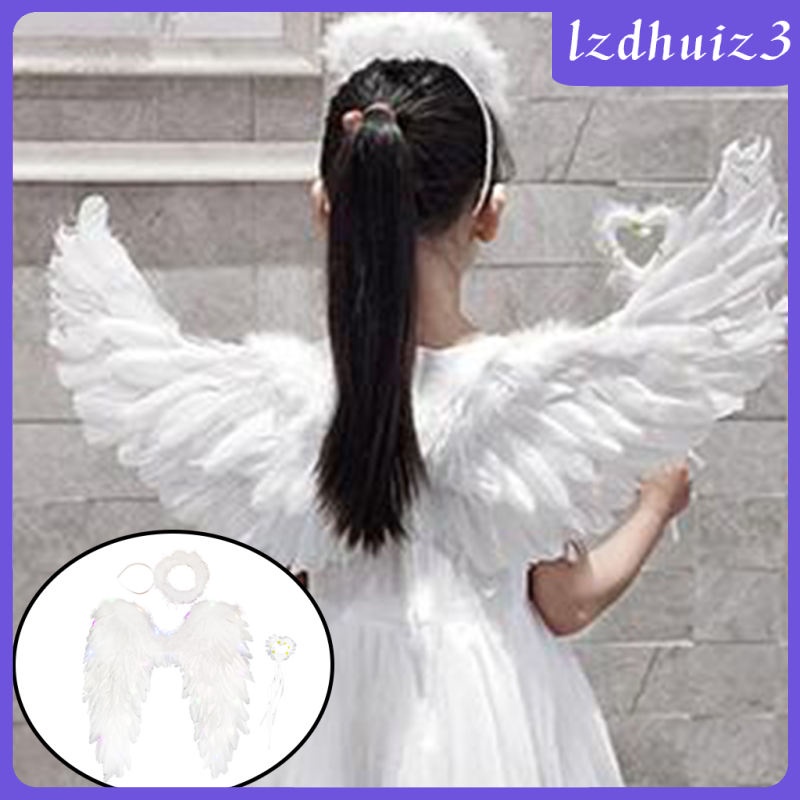 Cánh Thiên Thần Lông Vũ Hóa Trang Halloween / Giáng Sinh / Nhảy Múa / lzdhuiz3