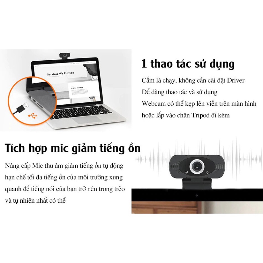 Webcam Xiaomi IMILAB Full HD 1080p - Webcam Máy Tính, Phiên Bản Quốc Tế, Chuyên Dùng Livestream, Học Online, Độ Nét Cao | BigBuy360 - bigbuy360.vn