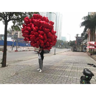 Bóng bay trái tim màu đỏ