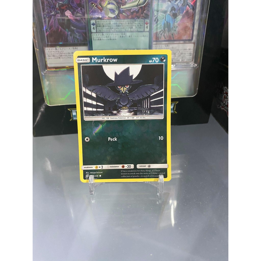 [ Dưa Hấu Yugioh ] Lá bài thẻ bài Pokemon Murkrow