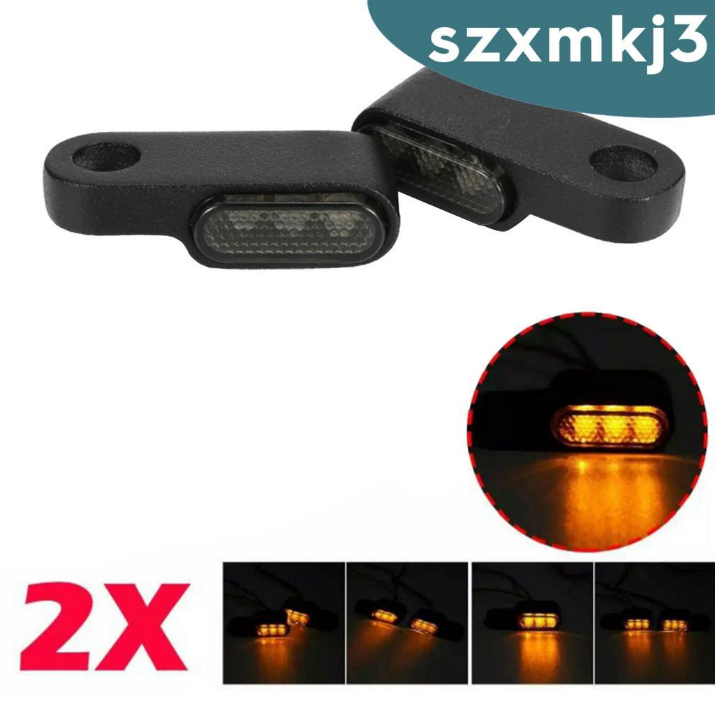 1 Cặp Đèn LED Xi Nhan Màu Hổ Phách Dành Cho Xe Mô Tô Cruiser Chorme