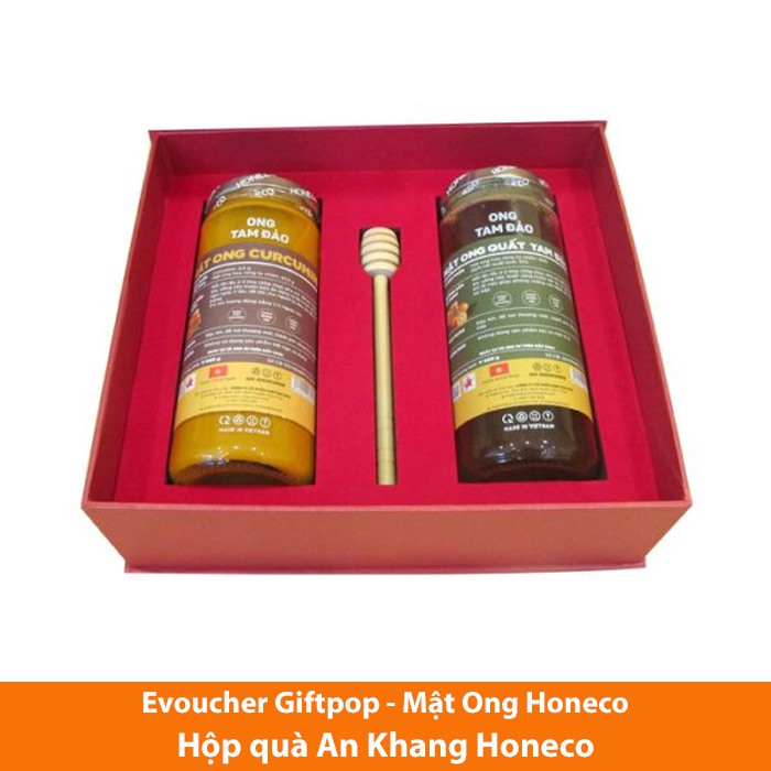 Toàn Quốc [Evoucher] Miễn phí giao hàng Mật Ong Honeco - Sản phẩm Hộp quà An Khang trị giá 652.000 VNĐ