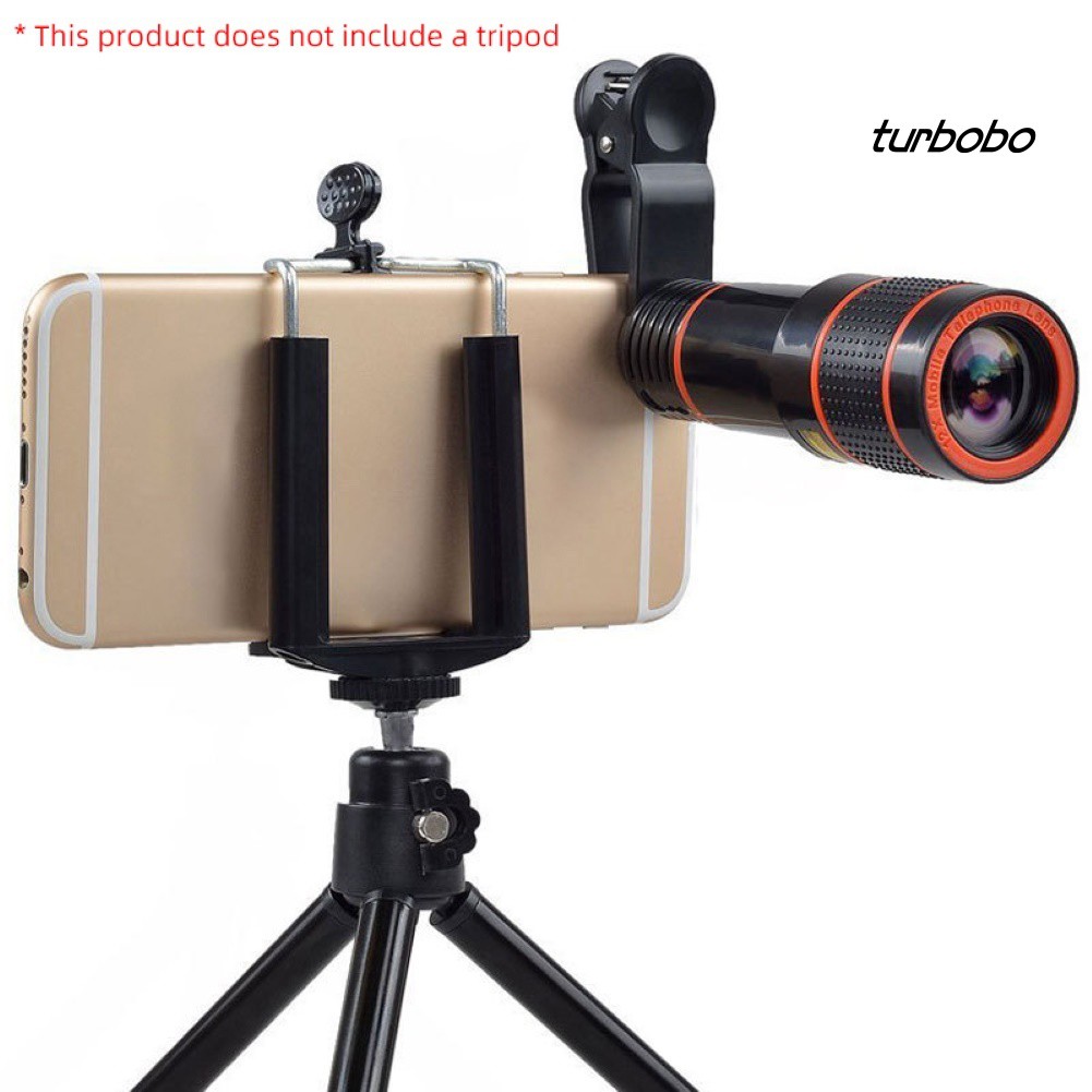 SJPJ_Universal 12X Zoom HD Telescope Telephoto Mobile Phone Camera Lens with Clip