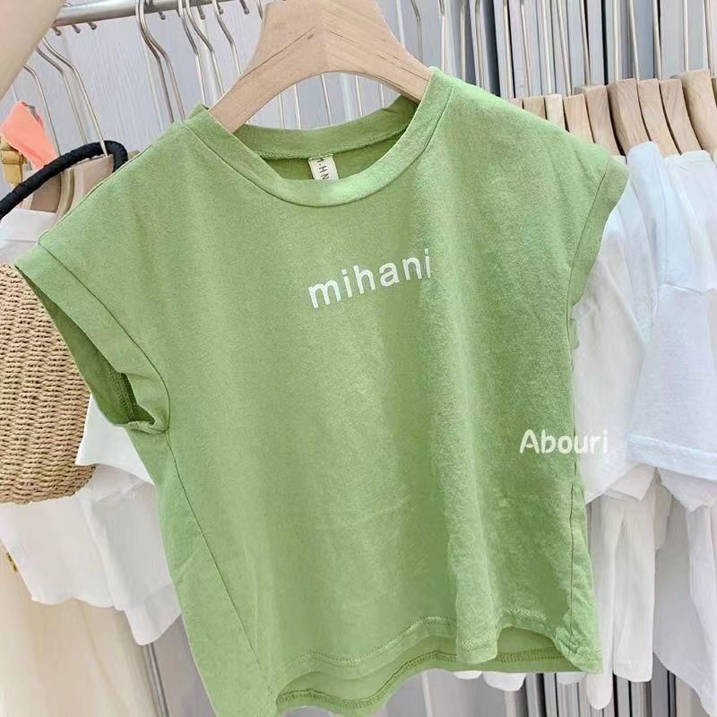 Set Áo Thun Tay Ngắn In Chữ + Quần Short Thời Trang Mùa Hè Hàn Quốc Mới 2023 Dành Cho Bé Trai