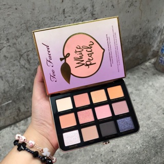 Bảng phấn mắt toofaced white peach.